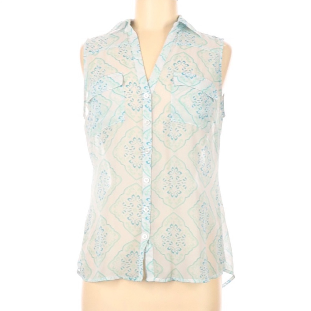 New York & Company Size M Sleeveless Blouse